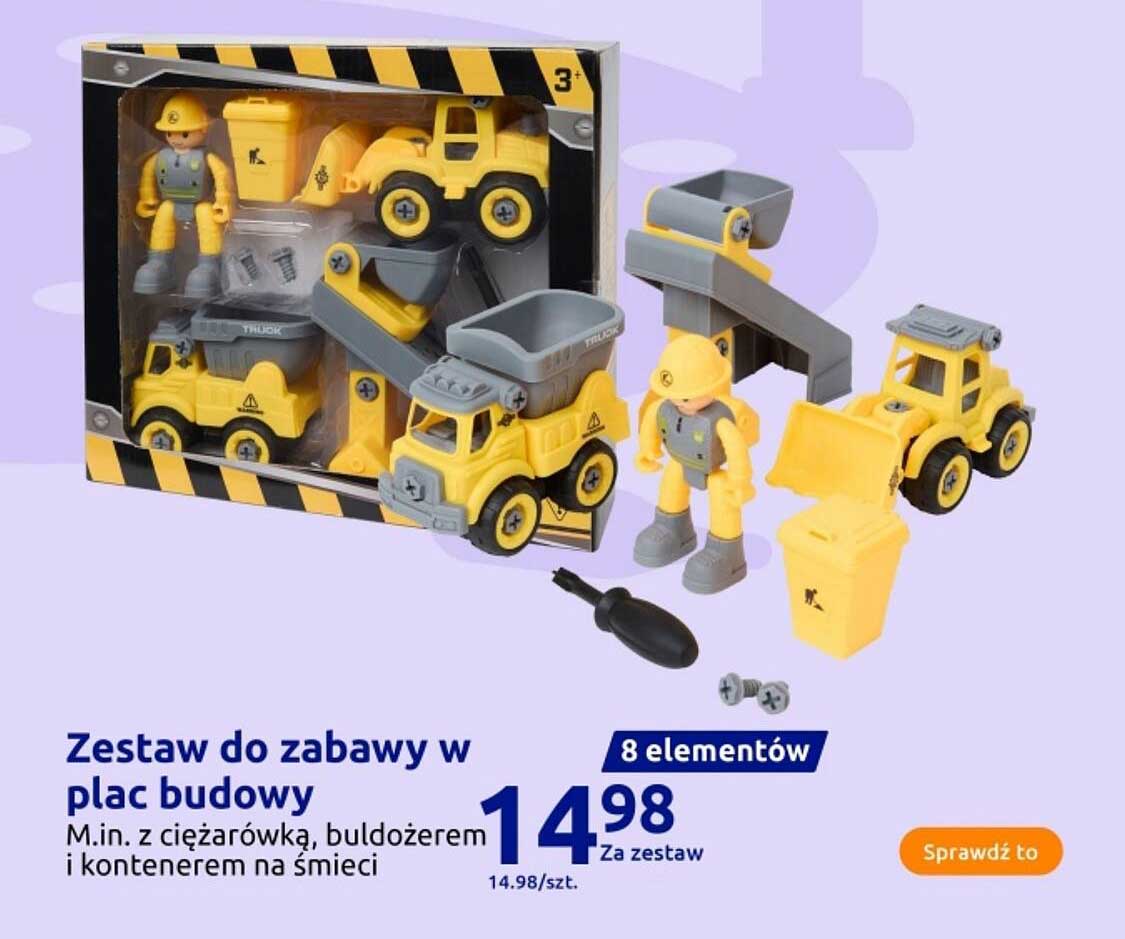 Zestaw do zabawy w plac budowy