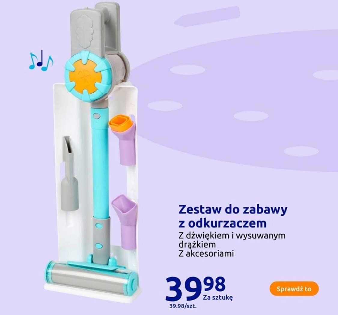 Zestaw do zabawy z odkurzaczem