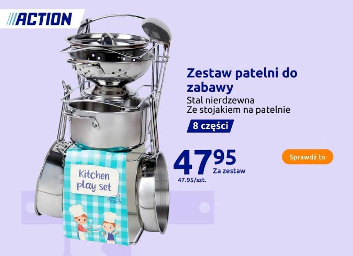 Zestaw patelni do zabawy