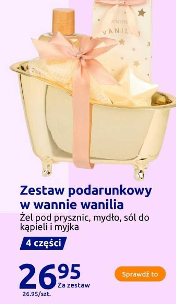 Zestaw podarunkowy w wannie wanilia