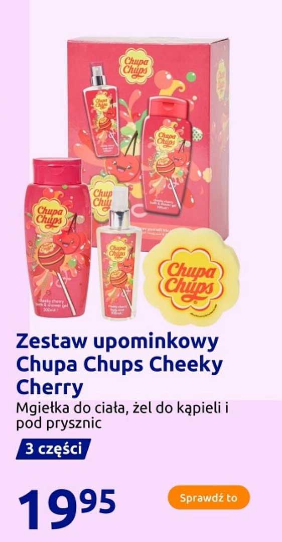 Zestaw upominkowy Chupa Chups Cheeky Cherry