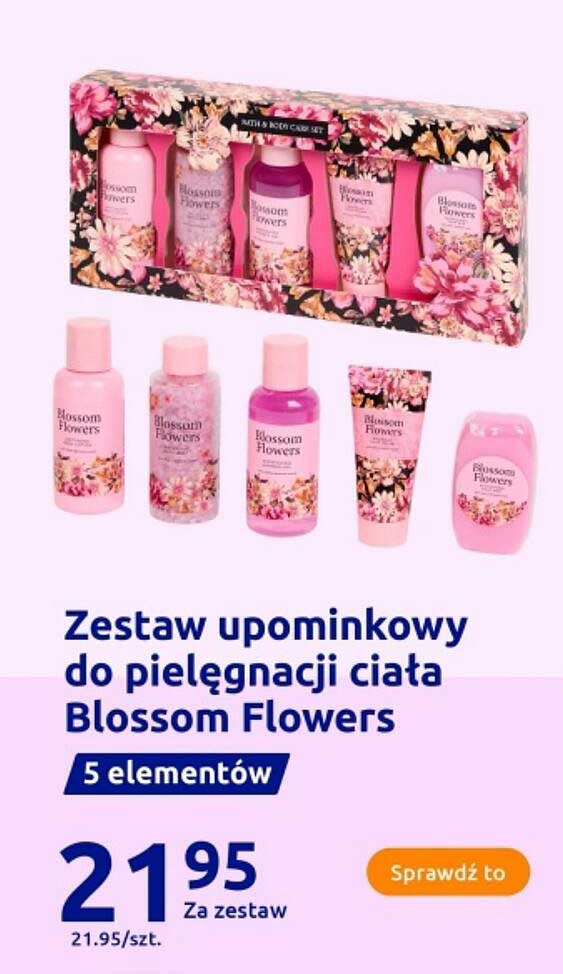 Zestaw upominkowy do pielęgnacji ciała Blossom Flowers