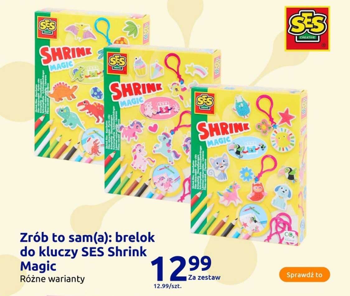 Zrób to sam(a): brelok do kluczy SES Shrink Magic