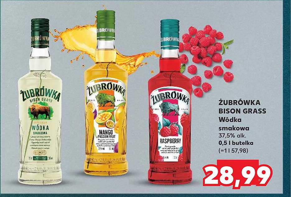 Żubrówka Bison Grass Wódka smakowa