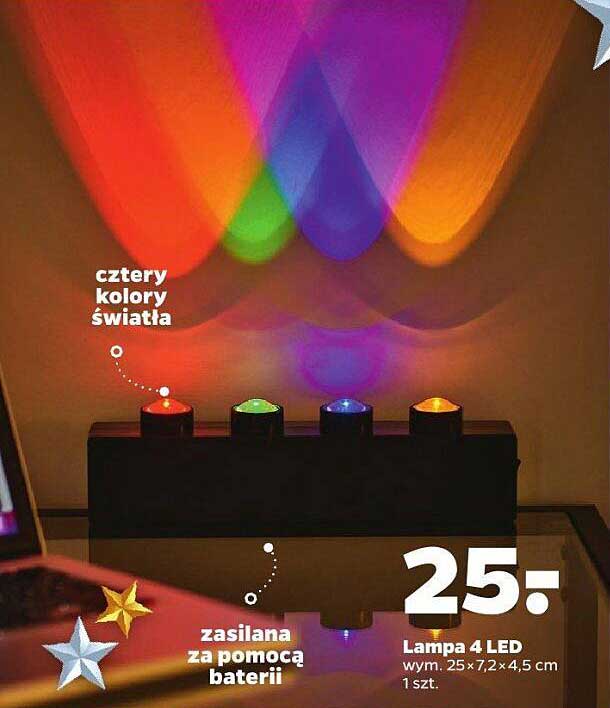 Lampa 4 LED