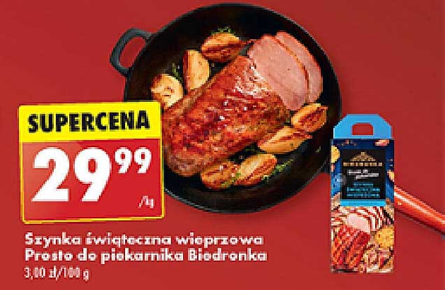 Szynka świąteczna wieprzowa Presto do piekarnika Biedronka
