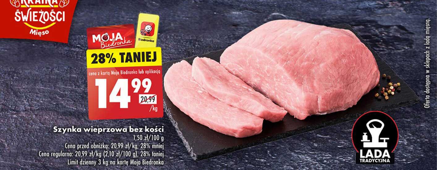 Szynka wieprzowa bez kości