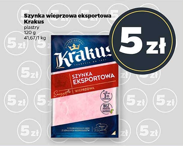 Szynka wieprzowa eksportowa Krakus