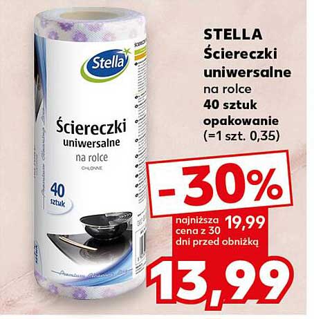 STELLA Ściereczki uniwersalne na rolce 40 sztuk