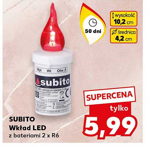 SUBITO Wkład LED