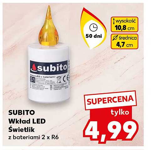 SUBITO Wkład LED Świetlik