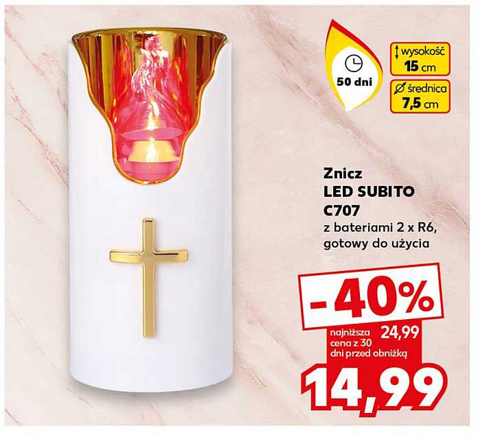 Znicz LED SUBITO C707