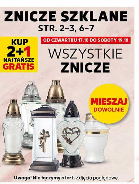 ZNICZE SZKLANE WSZYSTKIE ZNICZE