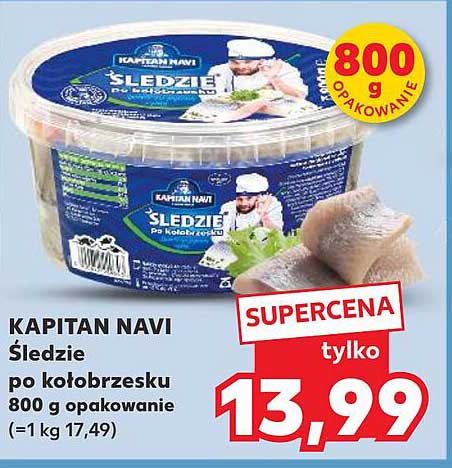 KAPITAN NAVI Śledzie po kołobrzesku