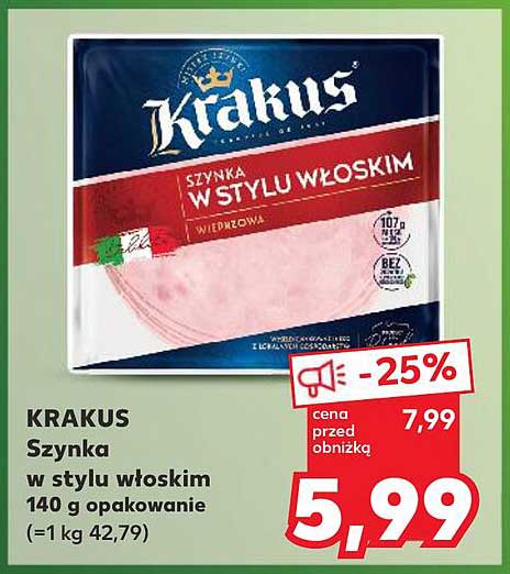 KRAKUS Szynka w stylu włoskim
