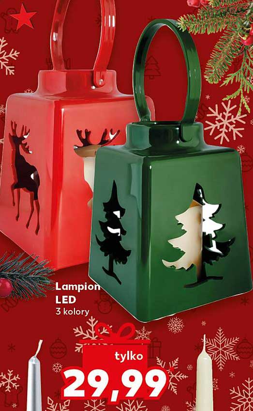 Lampion LED 3 kolory