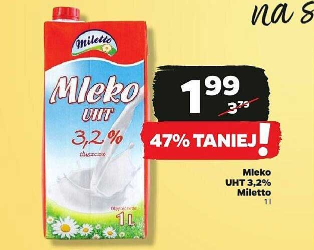 Mleko UHT 3,2% Miletti