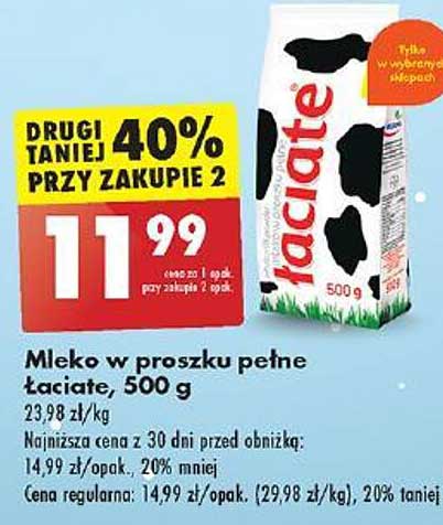 Mleko w proszku pełne Łaciate, 500 g