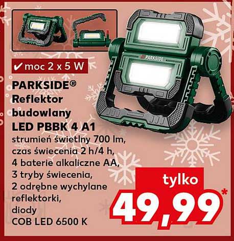 PARKSIDE® Reflektor budowlany LED PBBK 4 A1