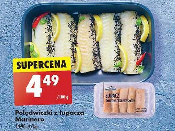 Poledwiczki z łupacza Marinerio