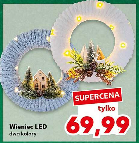 Wieniec LED dwa kolory