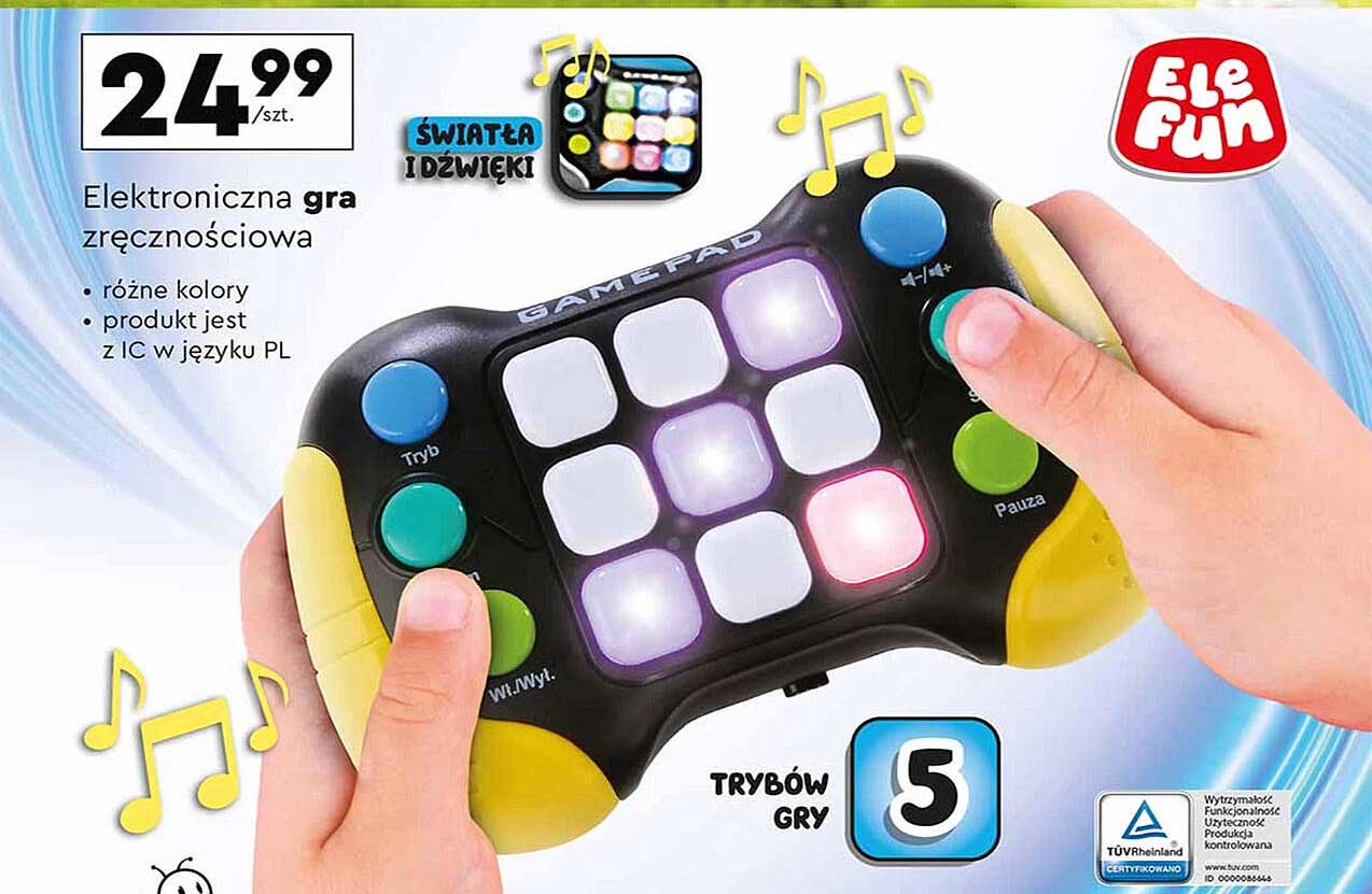 Elektroniczna gra zręcznościowa GAMEPAD