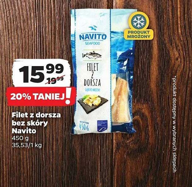 Filet z dorsza bez skóry Navito