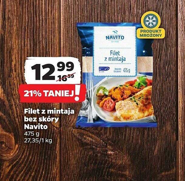 Filet z mintaja bez skóry Navito