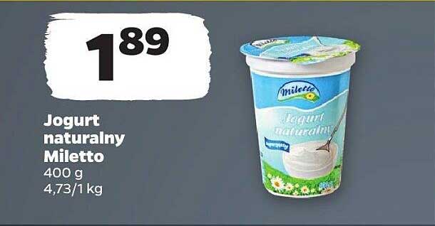 Jogurt naturalny Miletto