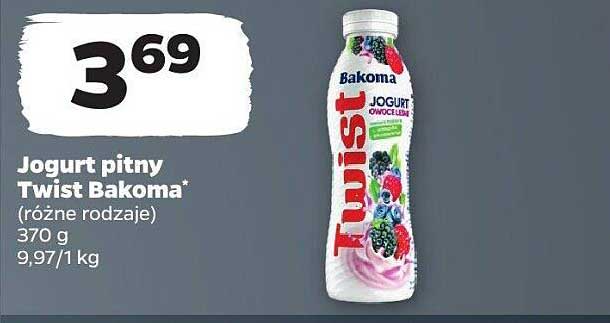 Jogurt pity Twist Bakoma*