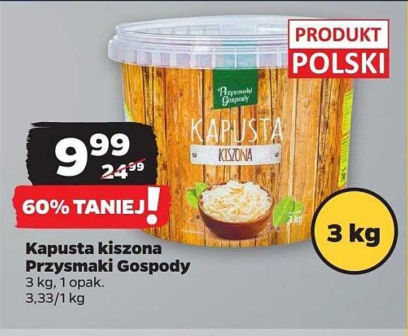 Kapusta kiszona Przysmaki Gospody