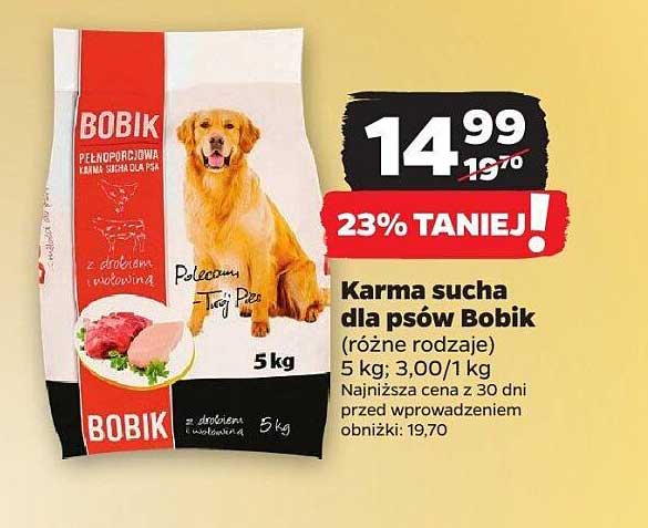 Karma sucha dla psów Bobik