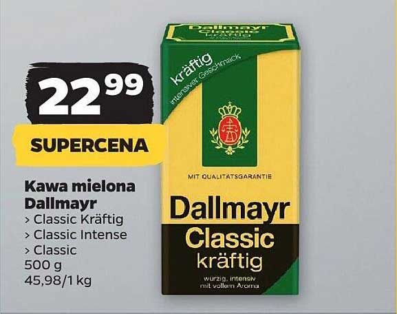 Kawa mielona Dallmayr Classic kräftig