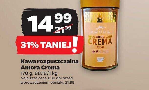 Kawa rozpuszczalna Amora Crema