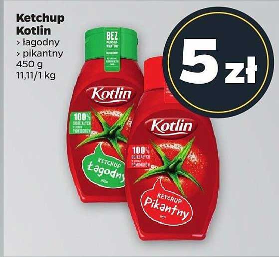 Ketchup Kotlin łagodny pikantny