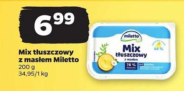 Mix tłuszczowy z małem Miletto