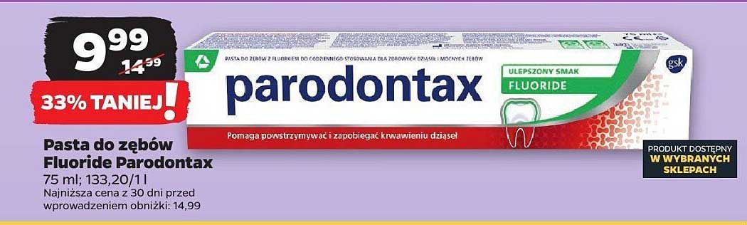 Pasta do zębów Fluoride Parodontax