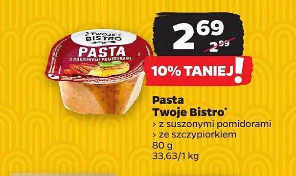 Pasta Twoje Bistro z suszonymi pomidorami ze szczypiorkiem