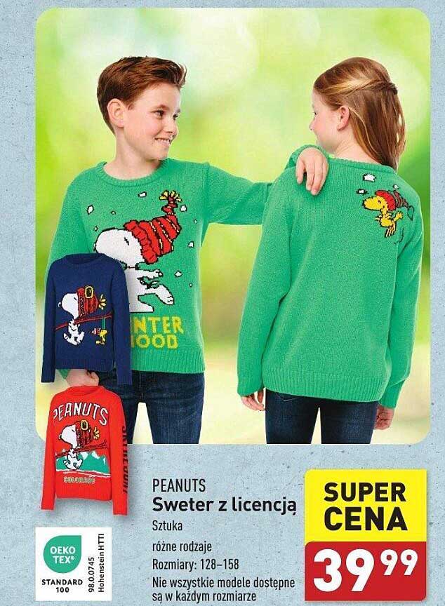 PEANUTS Sweter z licencją