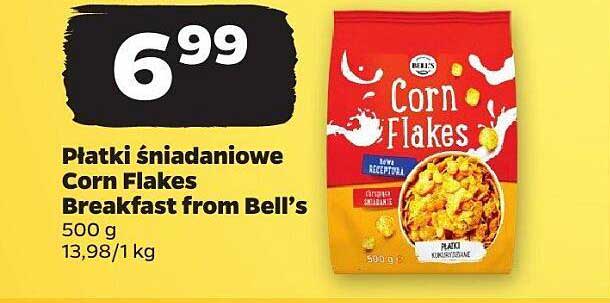 Płatki śniadaniowe Corn Flakes Breakfast from Bell’s