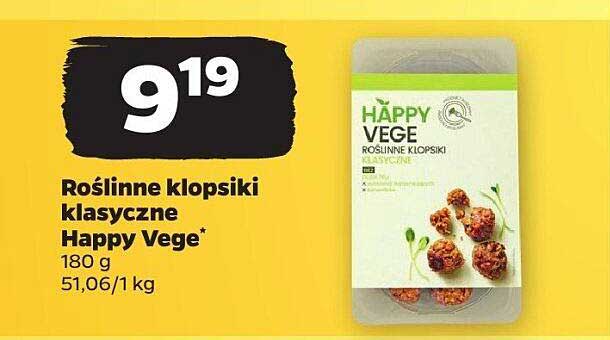 Roślinne klopsiki klasyczne Happy Vege*