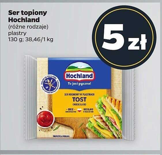 Ser topiony Hochland plasty 130 g