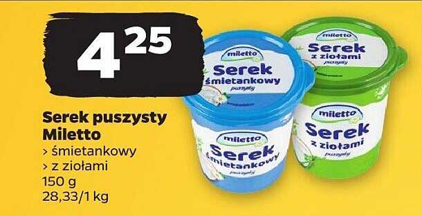 Serek puszysty Miletto