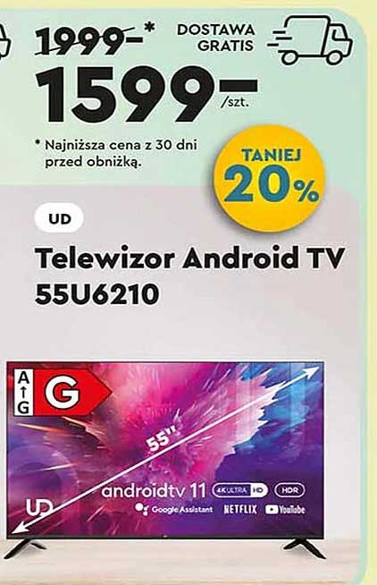 Telewizor Android TV 55U6210