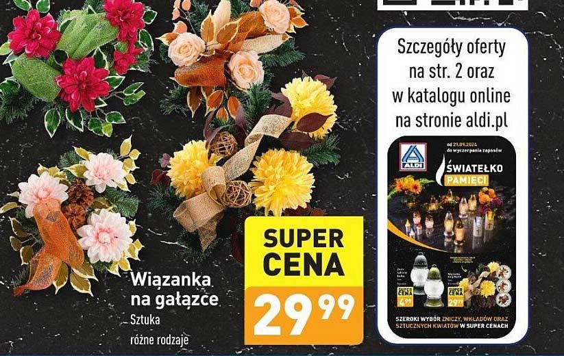 Wiązanka na gałązce