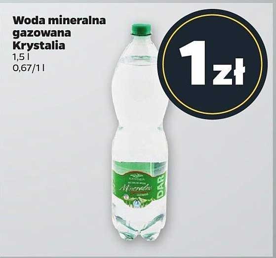 Woda mineralna gazowana Krystalia