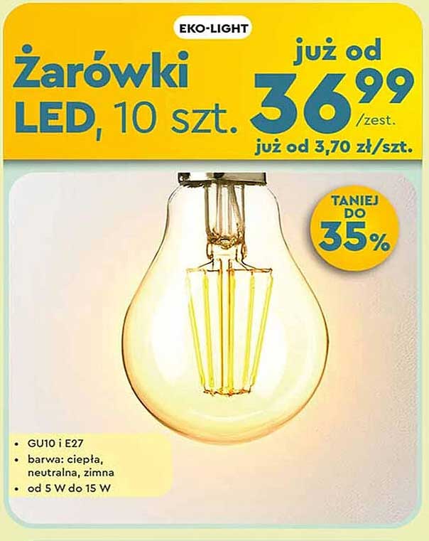 Żarówki LED, 10 szt.