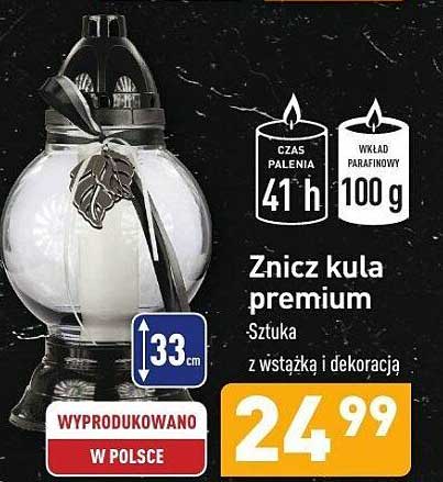 Znicz kula premium