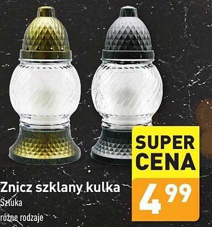 Znicz szklany kulka