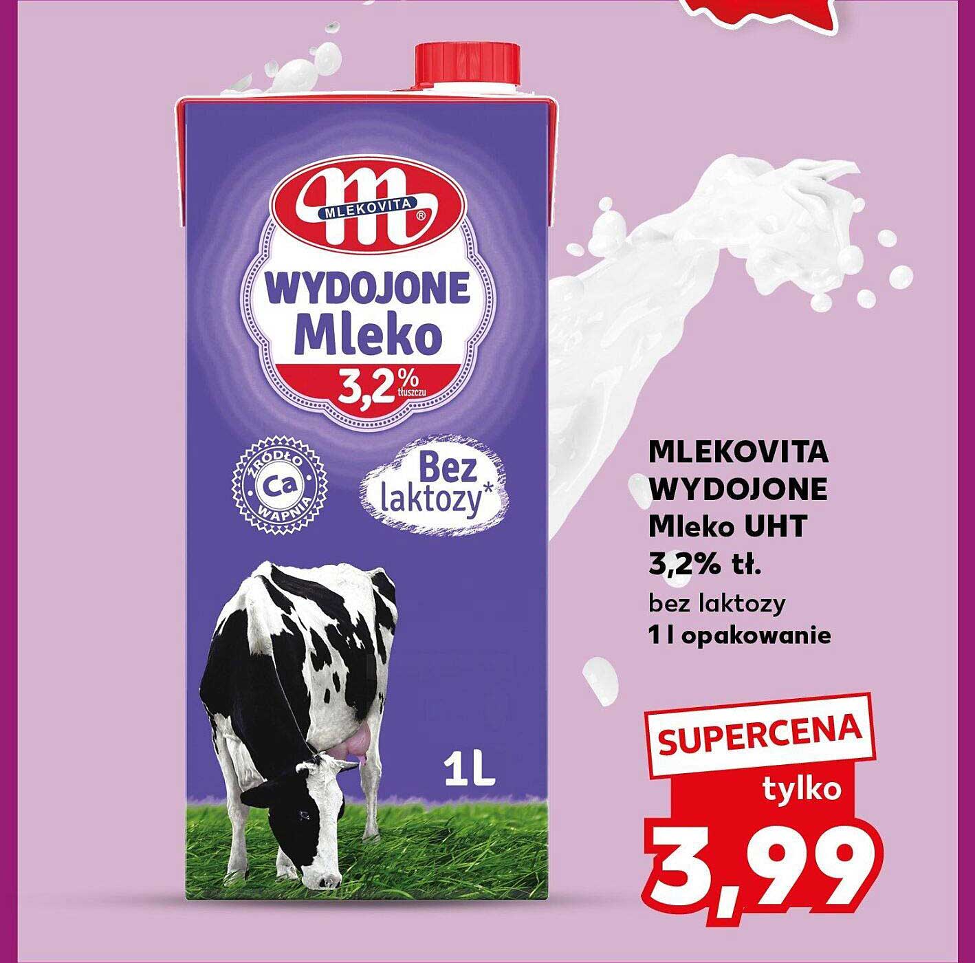 MLEKOVITA WYDOJONE Mleko UHT 3,2% tł.